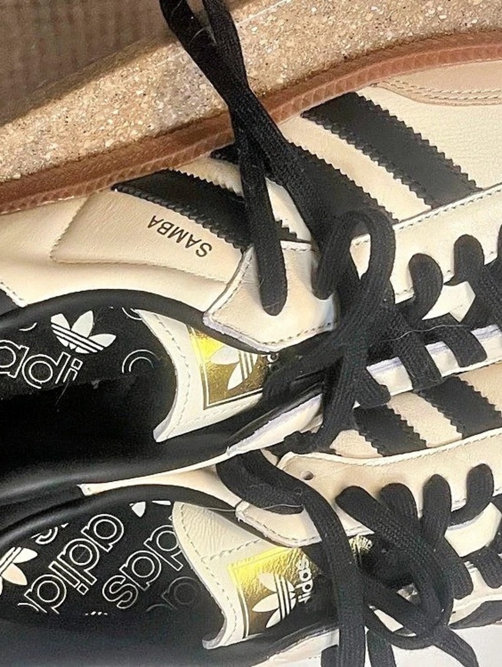 adidas Samba Sneakers White & Black US 9.5